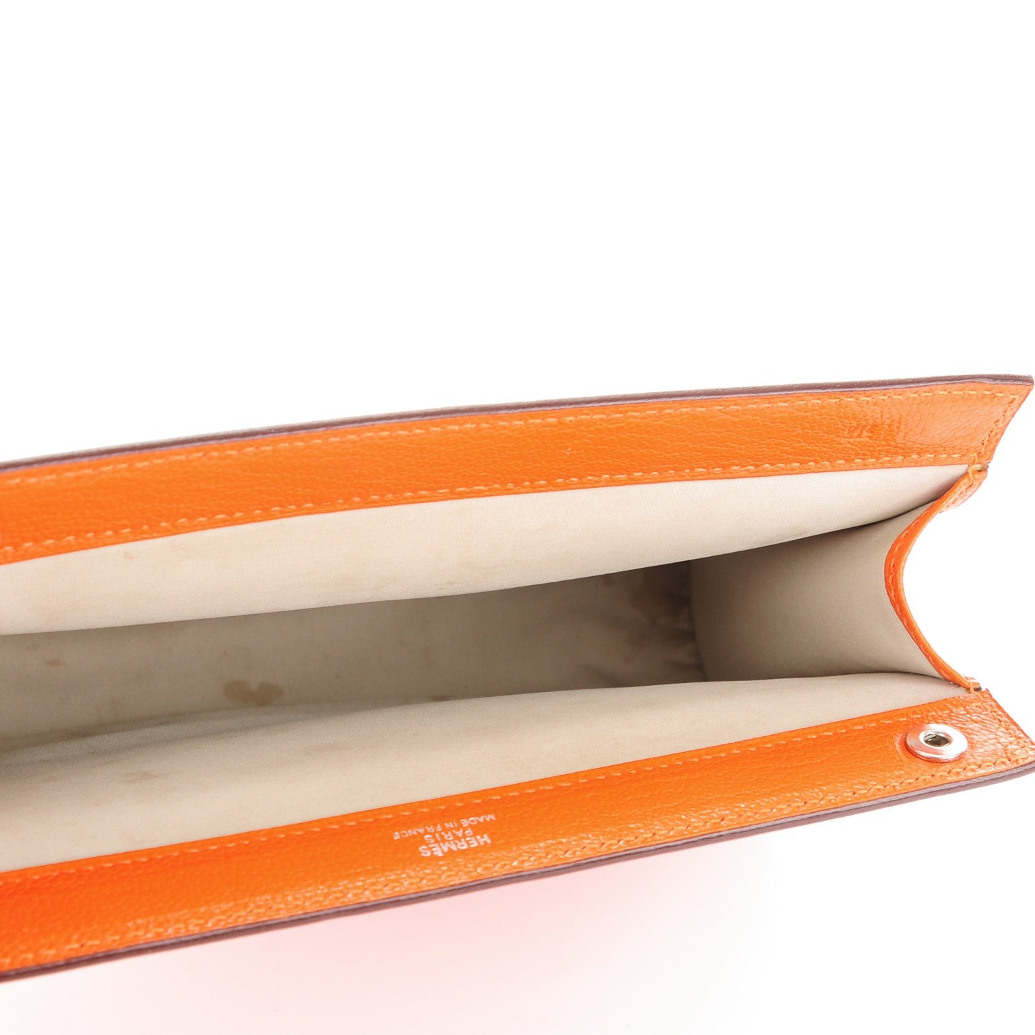 Hermes Chevre Mysore Karo GM Orange 5 of 9