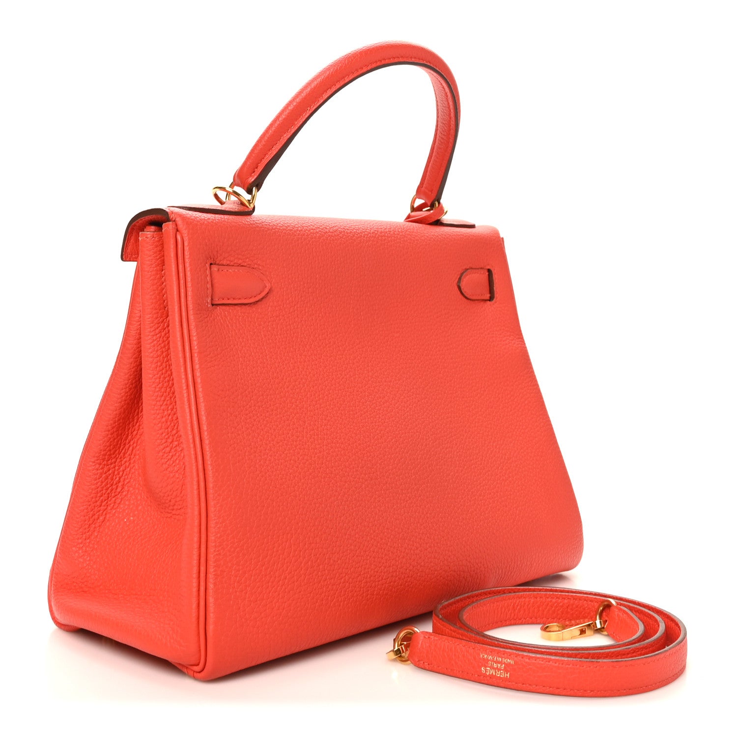 Hermes Togo Kelly Retourne 28 Capucine 3 of 10