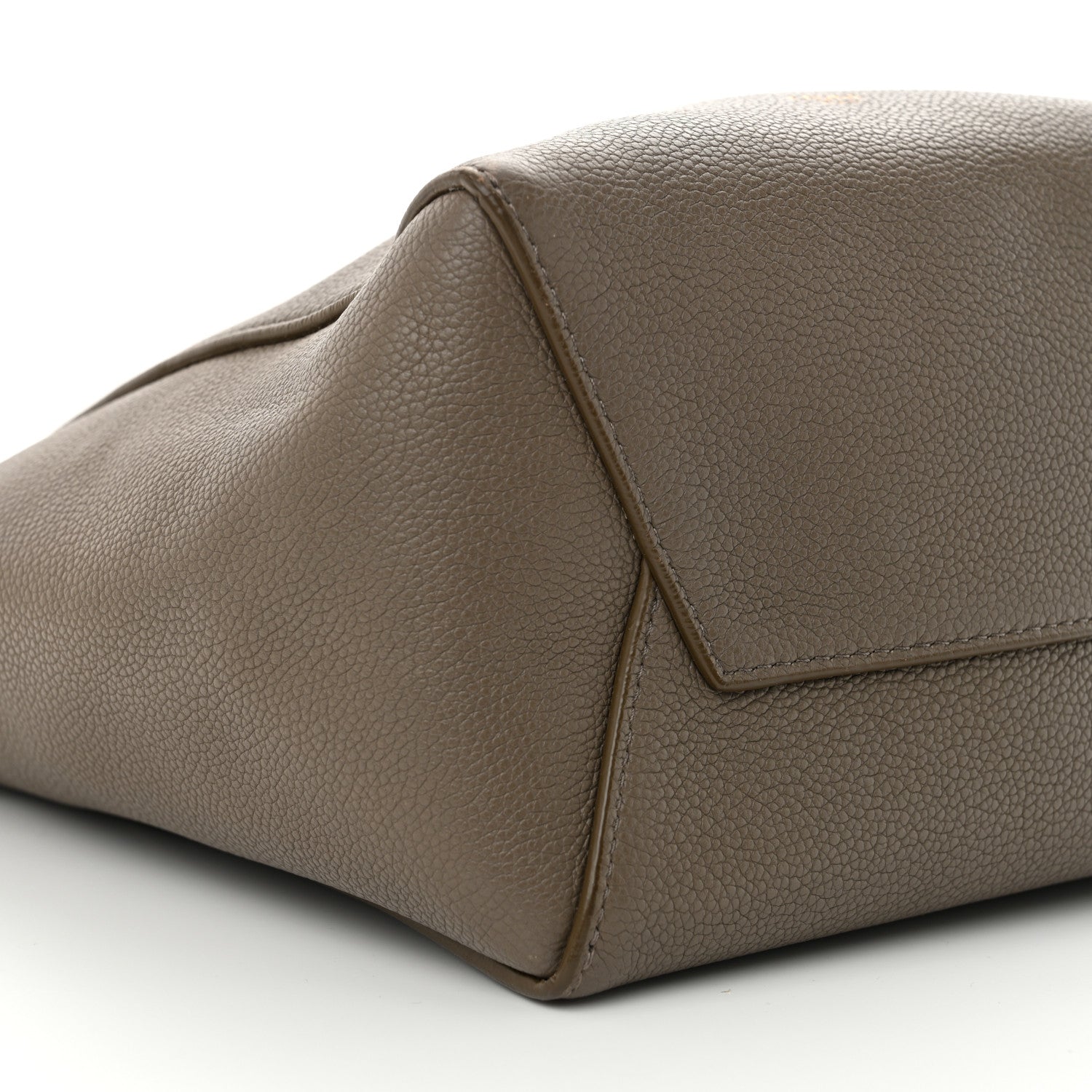 Celine Soft Grained Calfskin Small Sangle Bucket Bag Taupe 9 of 13