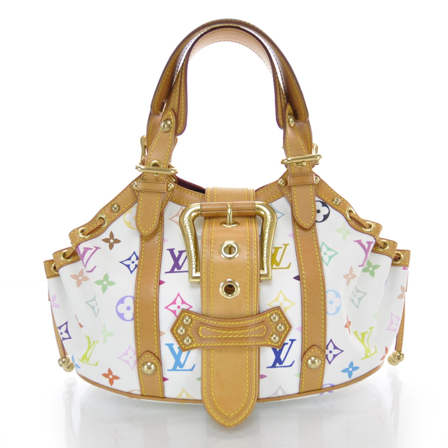 Louis Vuitton Monogram Multicolor Theda GM White 1 of 8