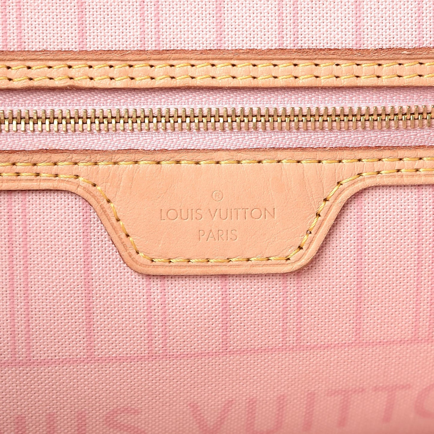 Damier Azur Neo Neverfull MM Rose Ballerine
