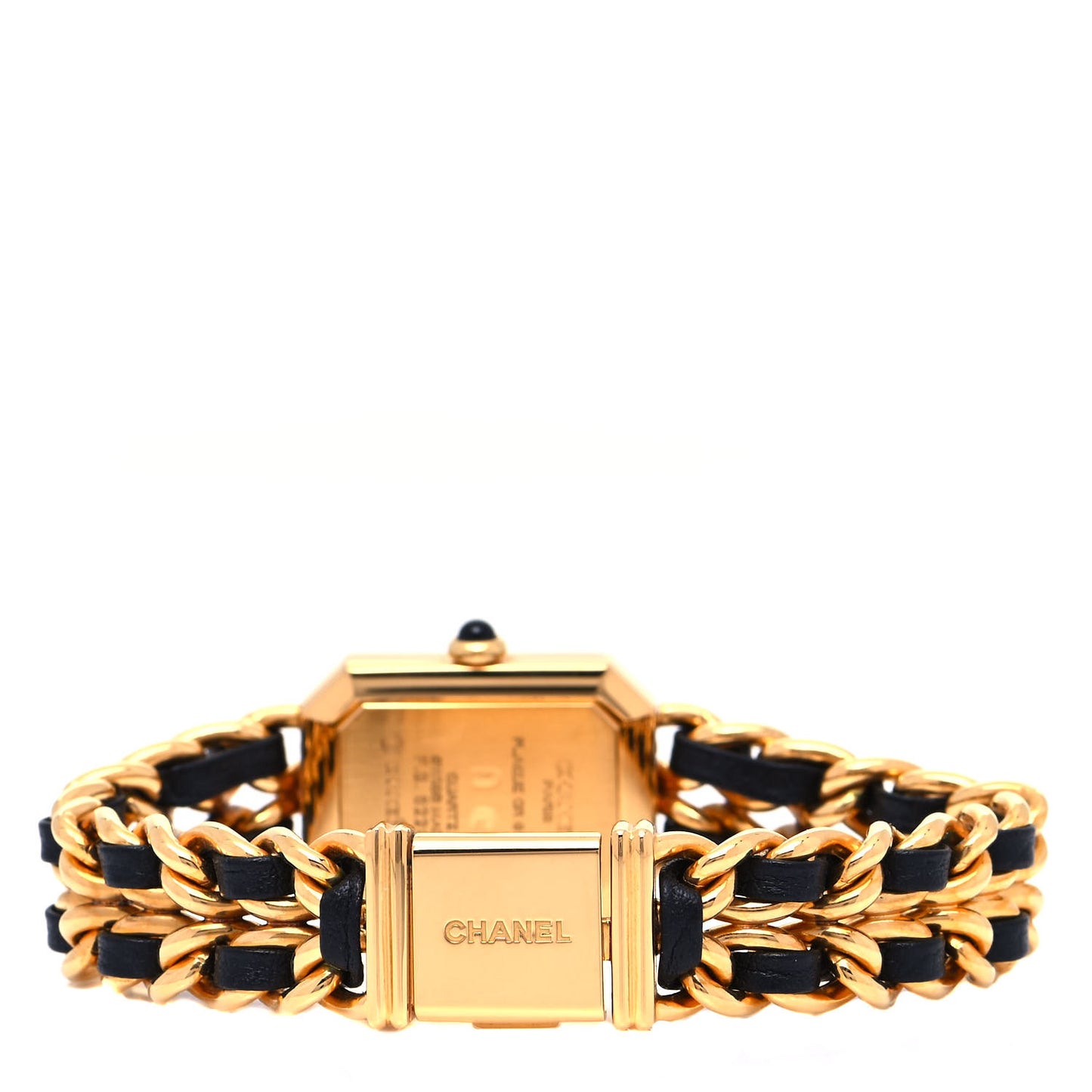 Stainless Steel Lambskin 20mm Chain Premiere Quartz Watch Gold L