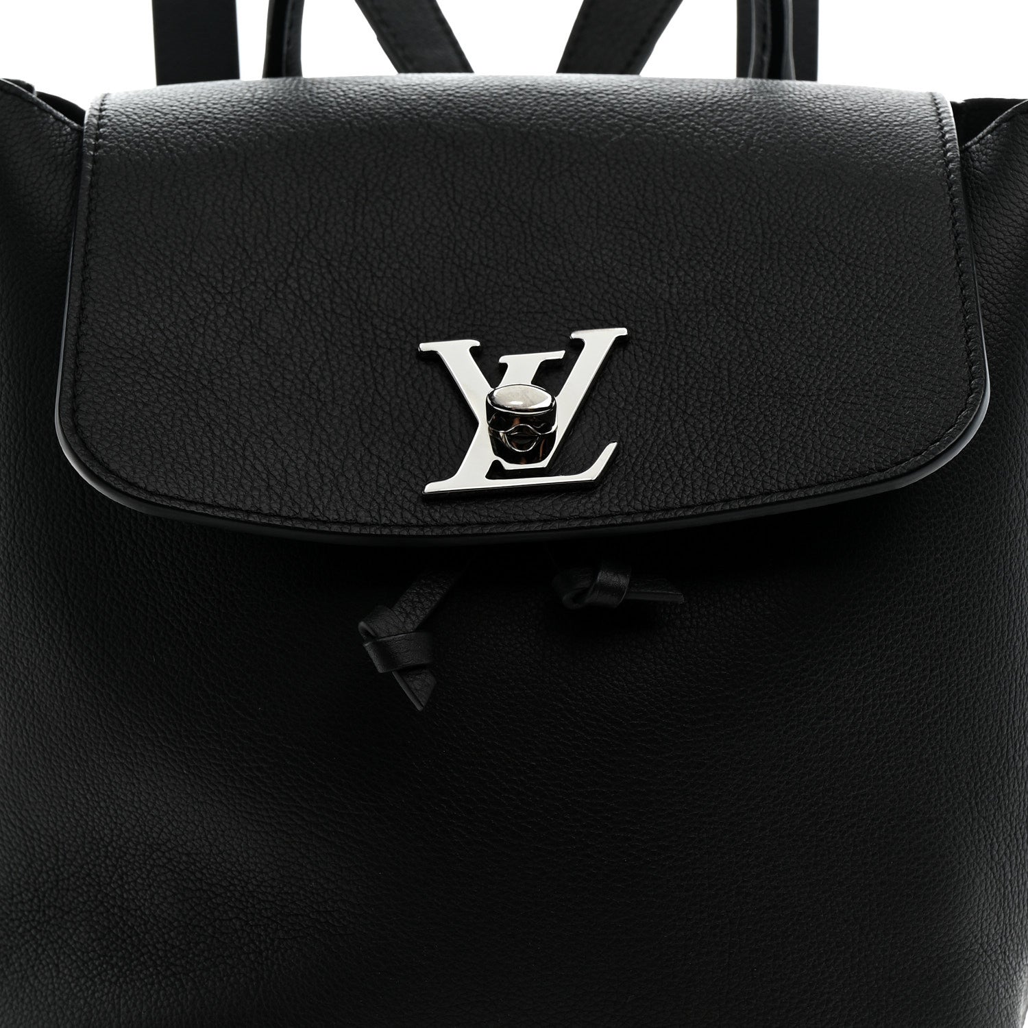 Louis Vuitton Calfskin Lockme Backpack Black 9 of 11