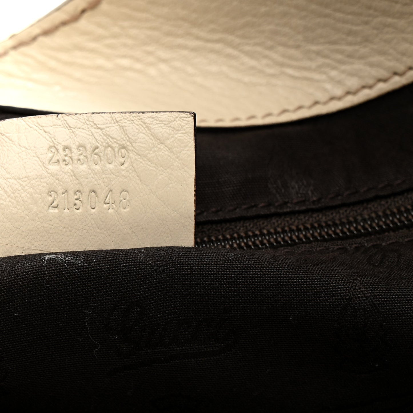 Guccissima Large New Ladies Hobo Off White