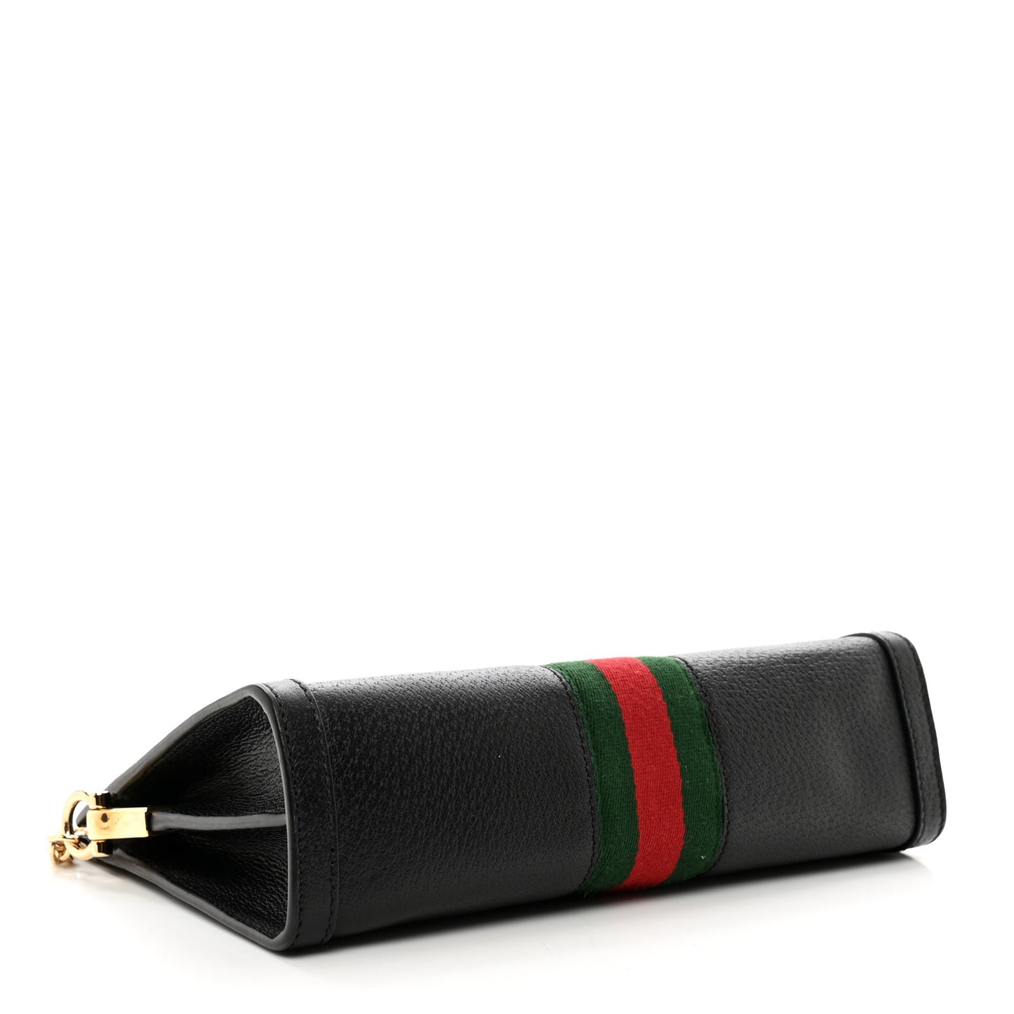 Calfskin GG Web Small Ophidia Chain Shoulder Bag Black