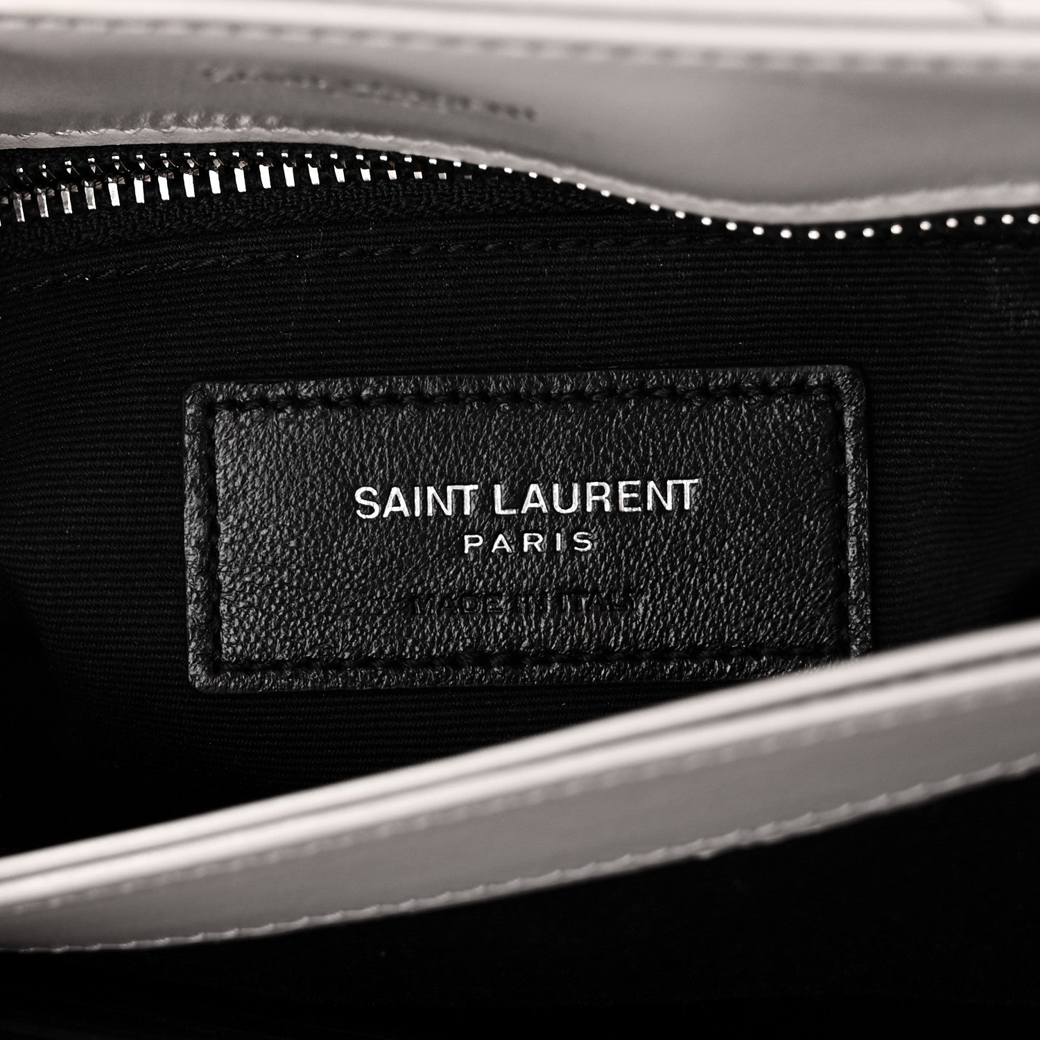 Saint Laurent Calfskin Y Quilted Monogram Toy Loulou Satchel Granite 6 of 10