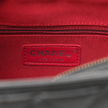 Chanel Aged Calfskin Quilted Medium Gabrielle Hobo Black 5 of 9