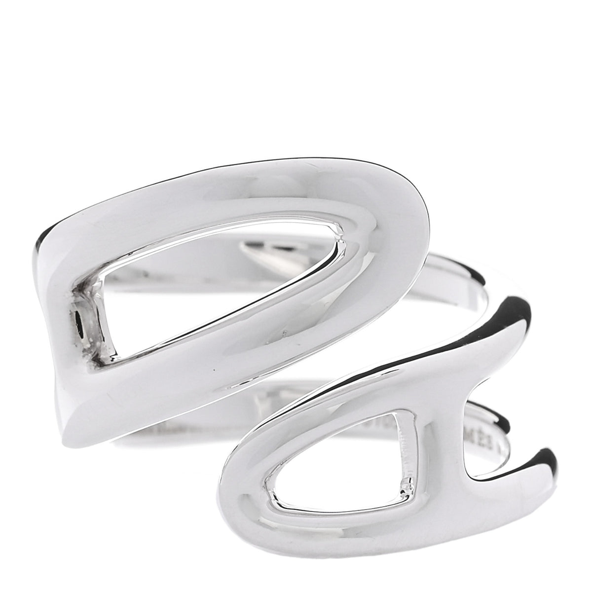 Sterling Silver Chaine D'Ancre Punk Ring 52 6