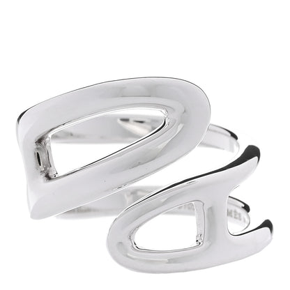 Hermes Sterling Silver Chaine D'Ancre Punk Ring 52 6 1 of 5