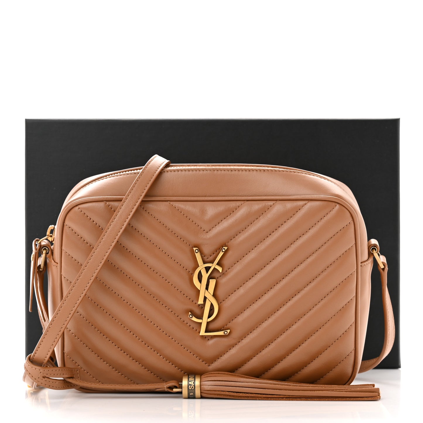 Calfskin Matelasse Monogram Lou Camera Bag Cinnamon