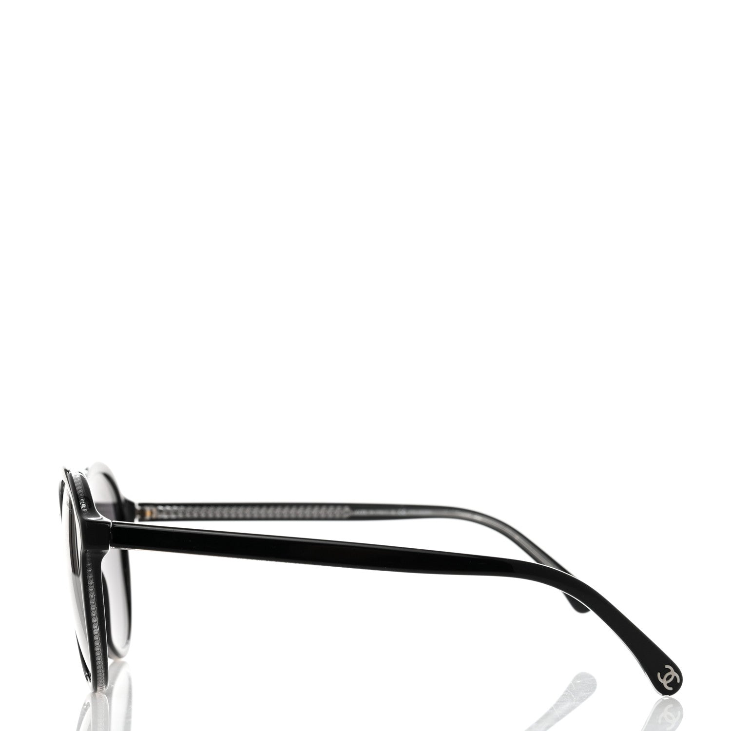 Chanel Acetate Round Sunglasses 5403 Black 3 of 7