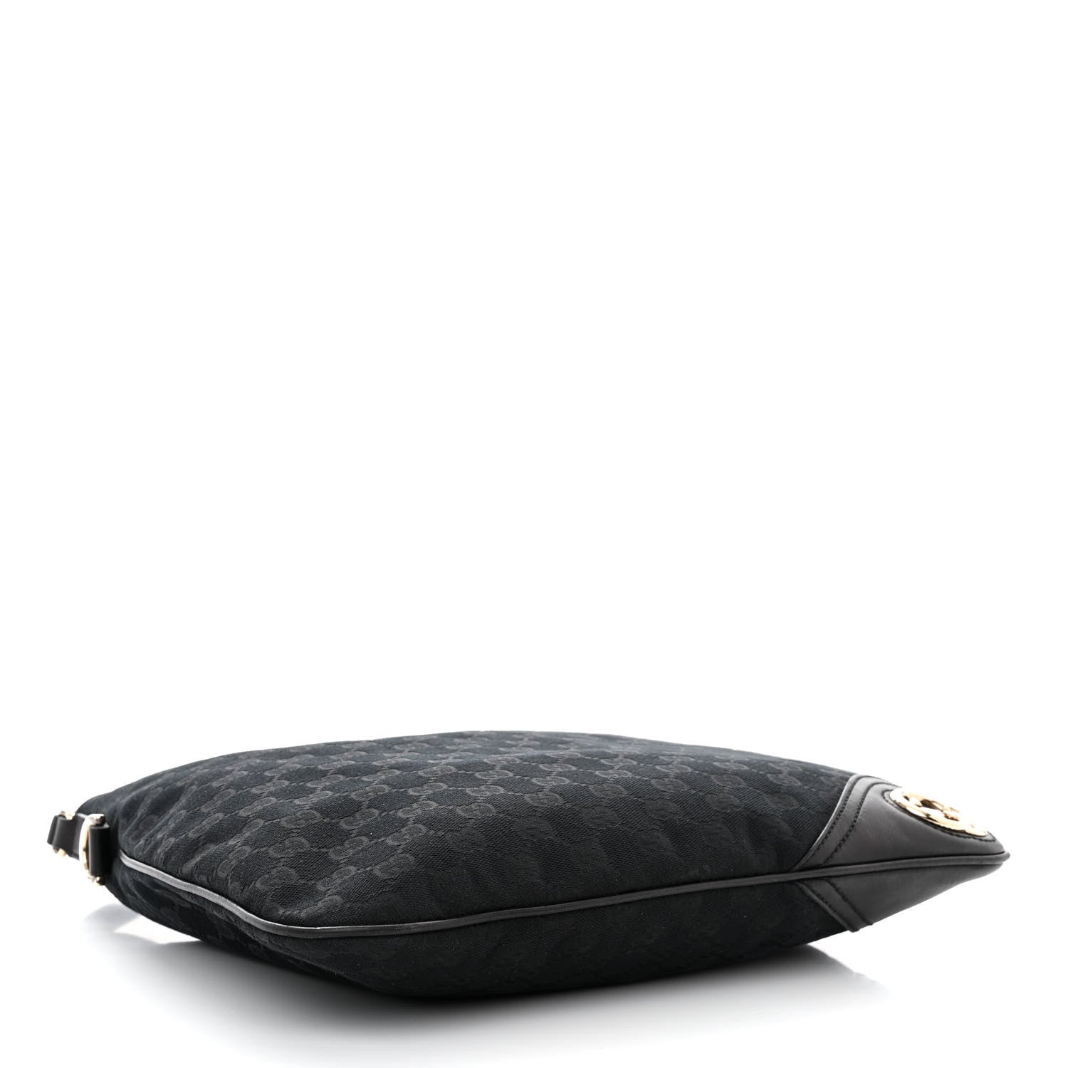 Gucci Monogram Medium New Britt Hobo Black 4 of 11