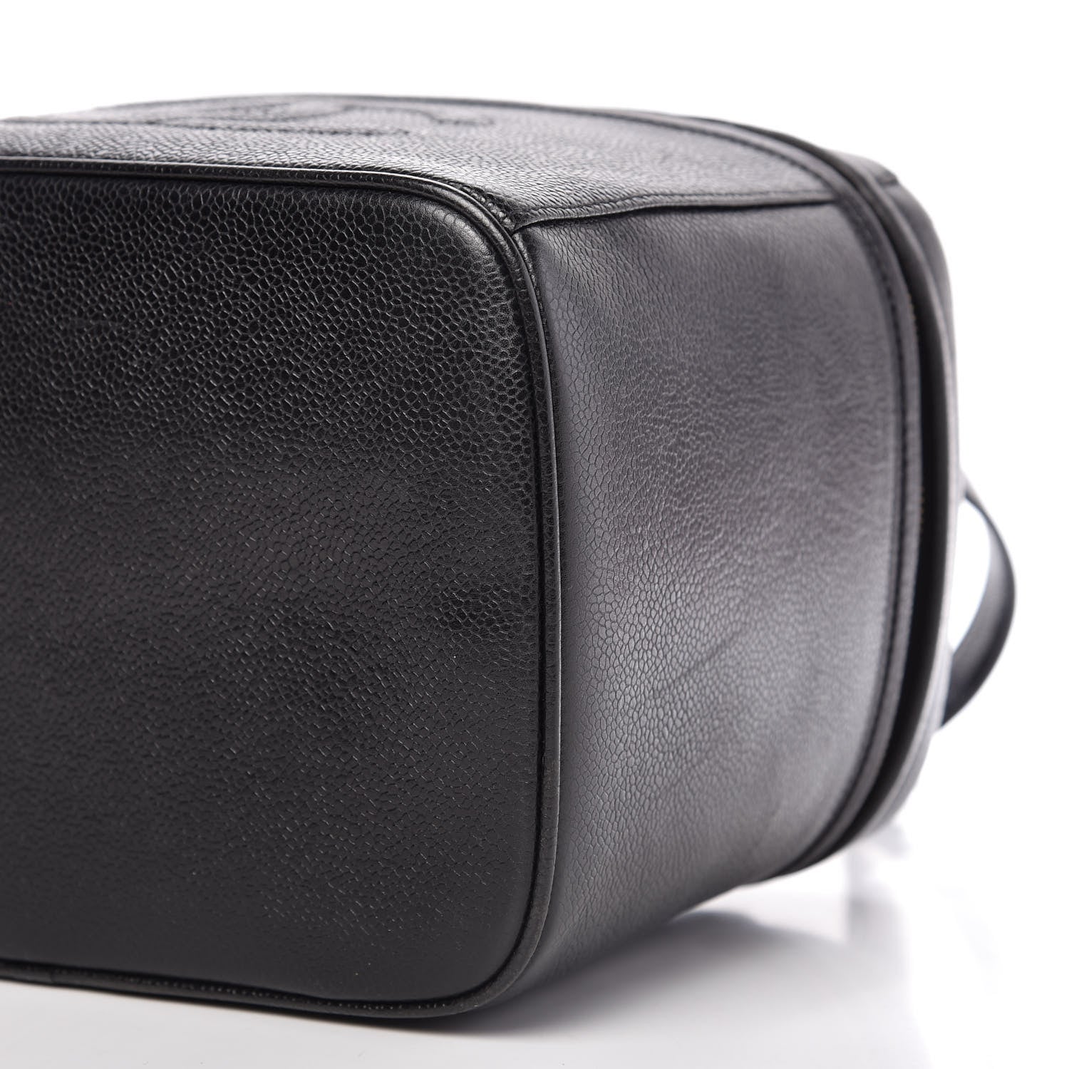 Chanel Caviar CC Vanity Train Case Black 7 of 10