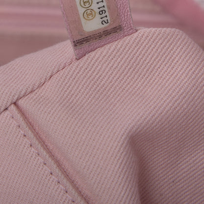Chanel Canvas Medium Deauville Tote Pink 7 of 10