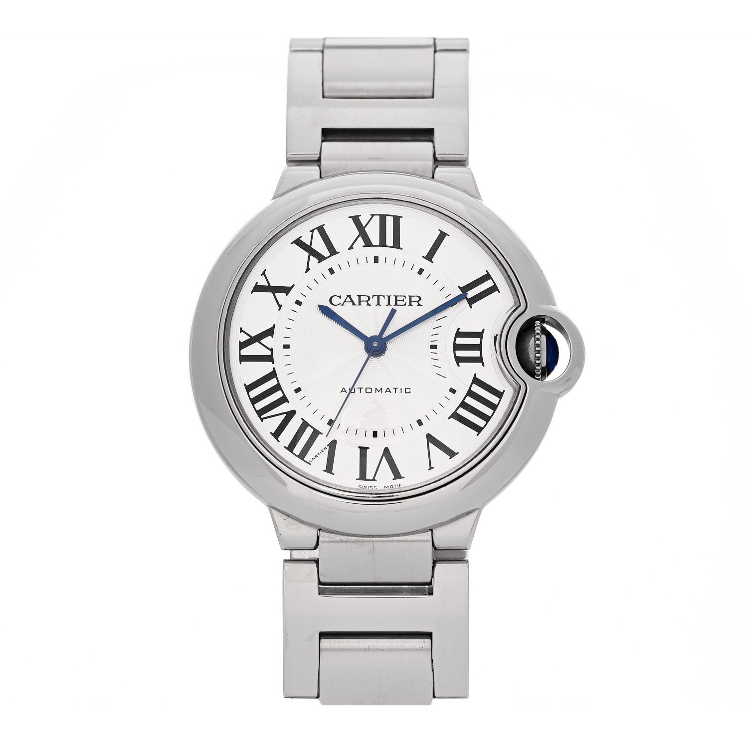 Cartier Stainless Steel 36mm Ballon Bleu De Cartier Automatic Watch 1 of 5