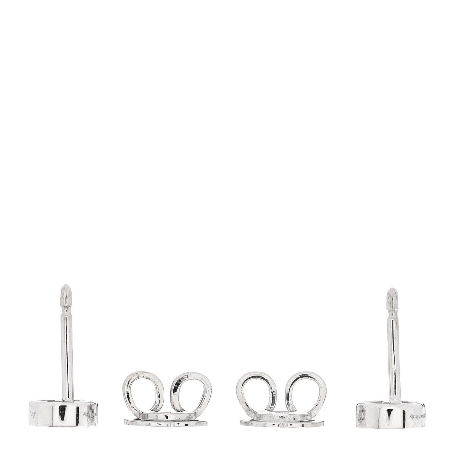 18K White Gold Interlocking G Stud Earrings