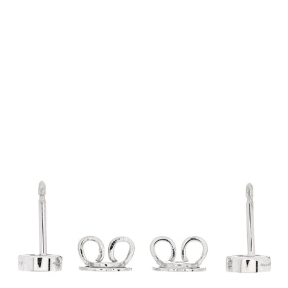 Gucci 18K White Gold Interlocking G Stud Earrings 3 of 6