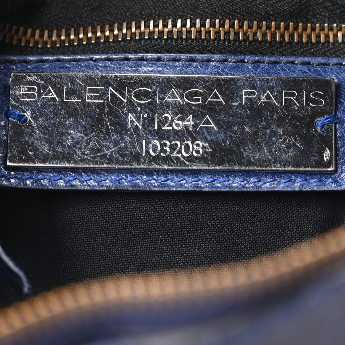 Balenciaga Chevre Classic Hardware First Indigo 7 of 11