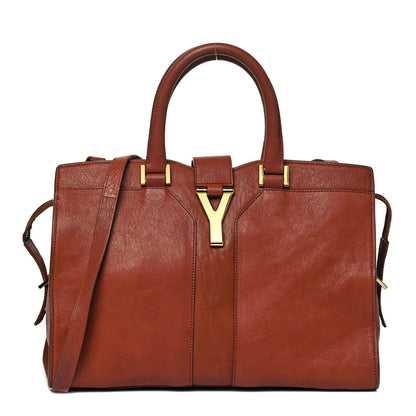 Saint Laurent Sheepskin Small Cabas ChYc Brown 1 of 9