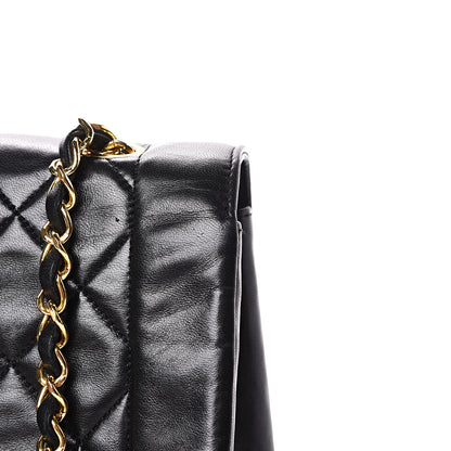 Chanel Lambskin Quilted Medium Single Flap Black 12 of 15