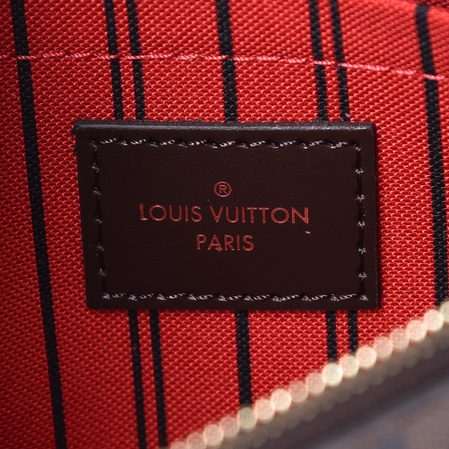 Louis Vuitton Damier Ebene Neverfull MM GM Pochette 6 of 8