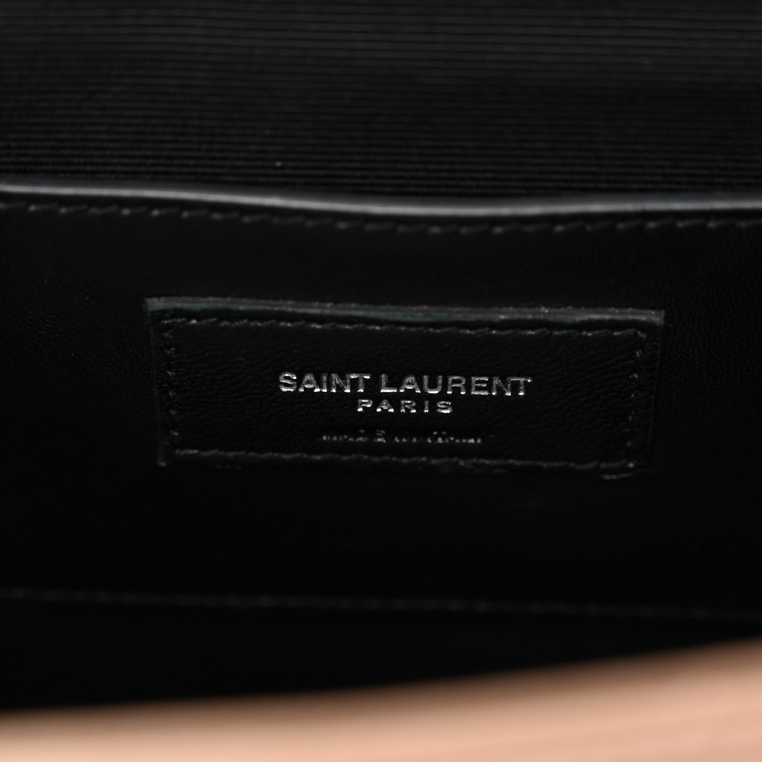 Saint Laurent Grain De Poudre Textured Mixed Matelasse Medium Triquilt Monogram Satchel Dark Beige 6 of 10