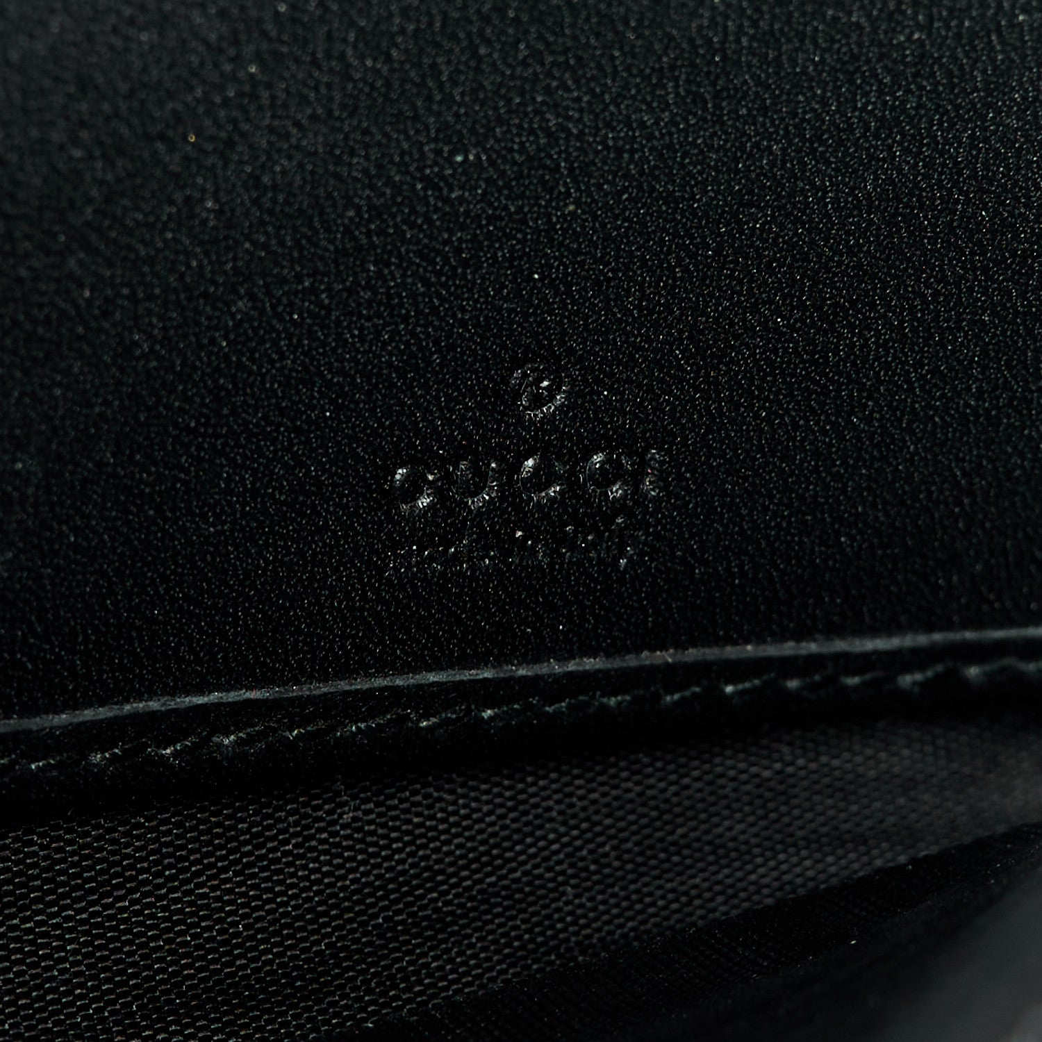 Gucci Calfskin GG Supreme Monogram Continental Wallet Black 7 of 11