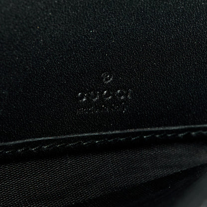 Gucci Calfskin GG Supreme Monogram Continental Wallet Black 7 of 11