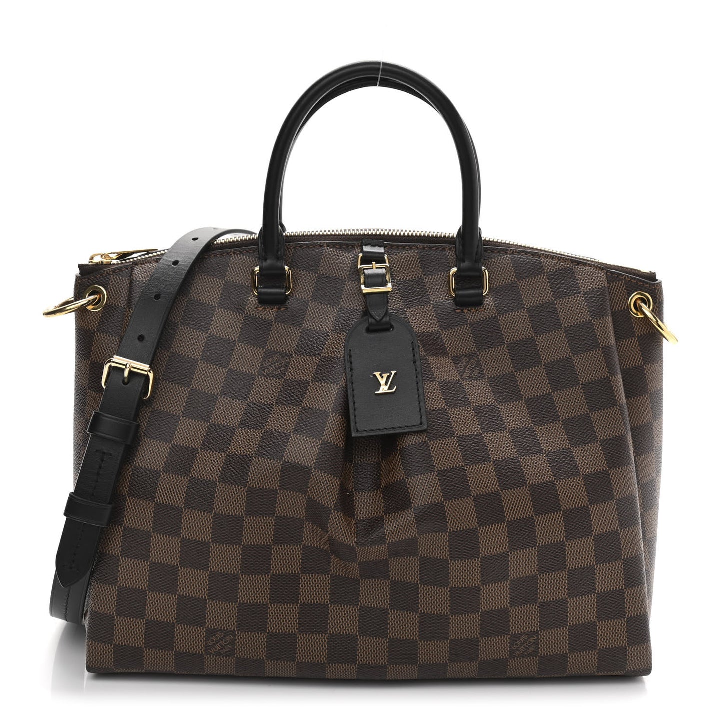 Damier Ebene Odeon Tote MM Black