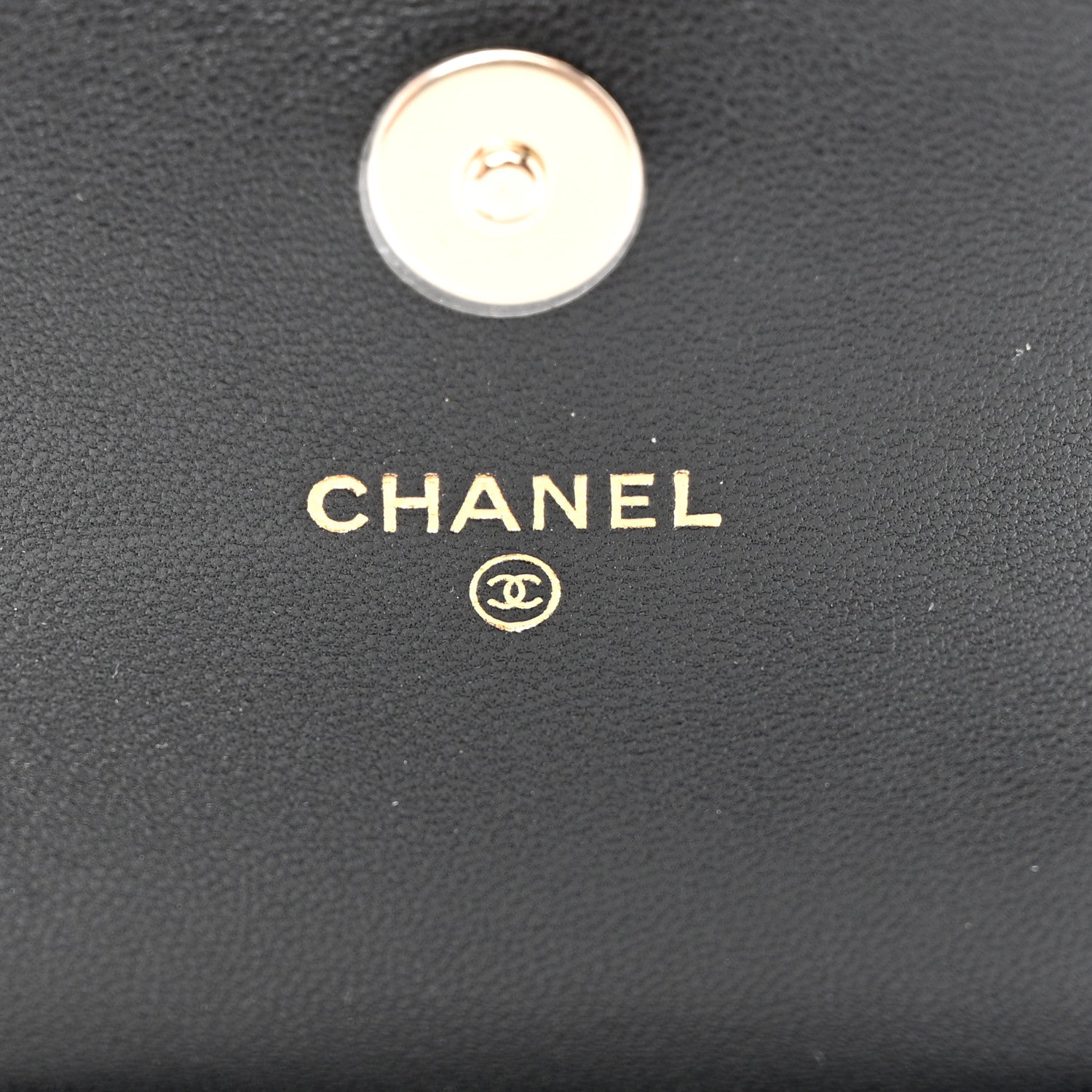 Chanel Lambskin Quilted Pearl Top Handle Clutch With Chain Black 6 of 12