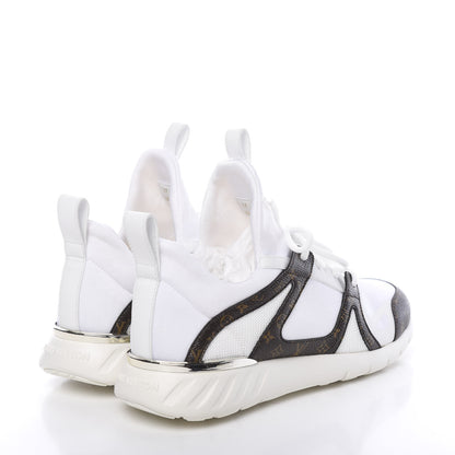 Louis Vuitton Technical Nylon Monogram Rubber Aftergame Sneakers 37 4 of 9