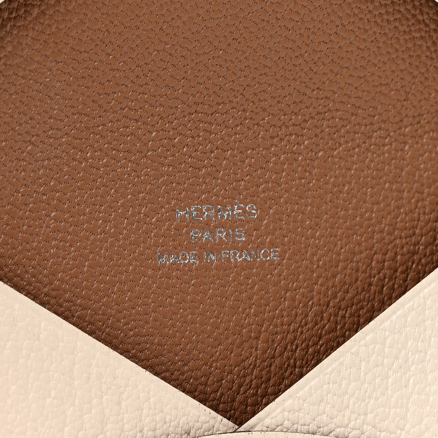 Chevre Mysore Verso Calvi Card Case Nata Biscuit