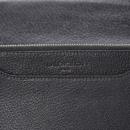 Balenciaga Chevre Gold Metallic Edge Hardware Wallet On Chain Black 6 of 10