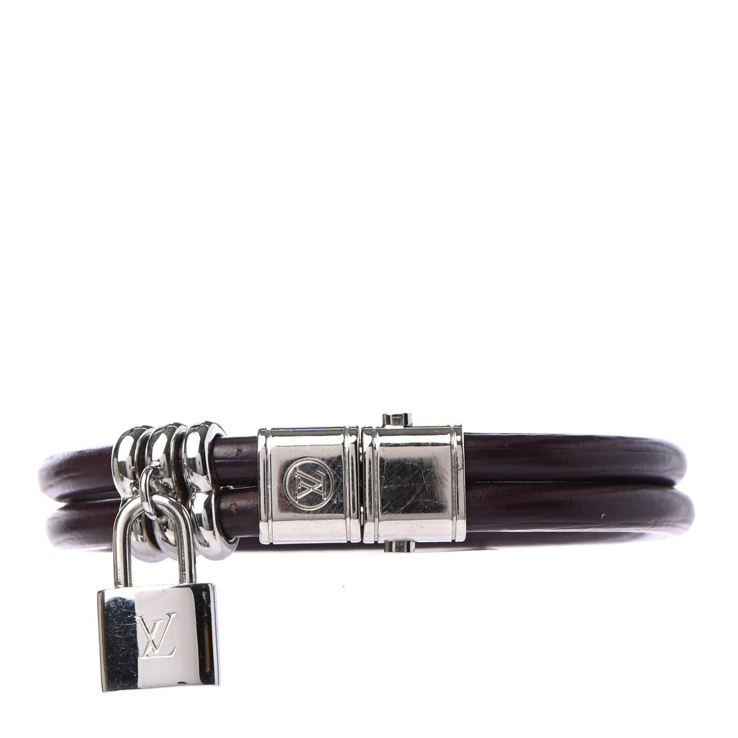 Epi Keep It Twice Bracelet 17 Brown