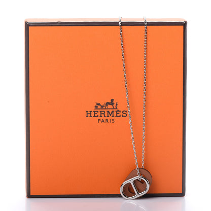 Hermes Swift O'Maillon Pendant Necklace Gold 6 of 6