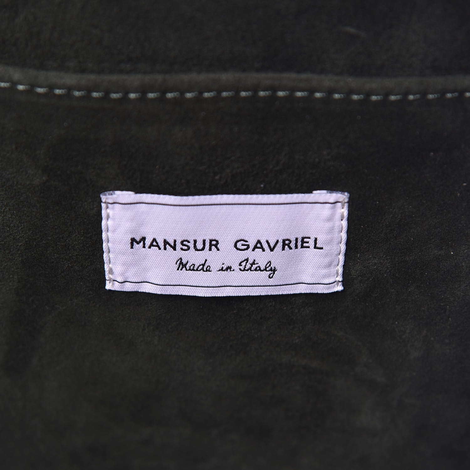 Mansur Gavriel Calfskin Circle Bag Moss 6 of 9