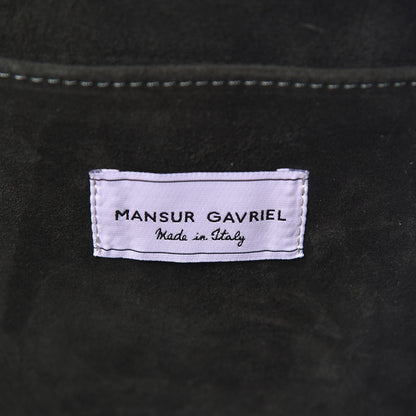 Mansur Gavriel Calfskin Circle Bag Moss 6 of 9