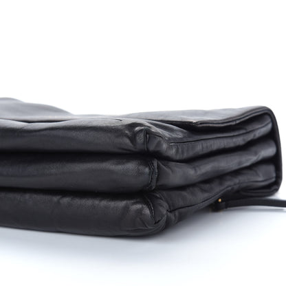 Lanvin Lambskin Quilted Medium Sugar Flap Shoulder Bag Black 8 of 8