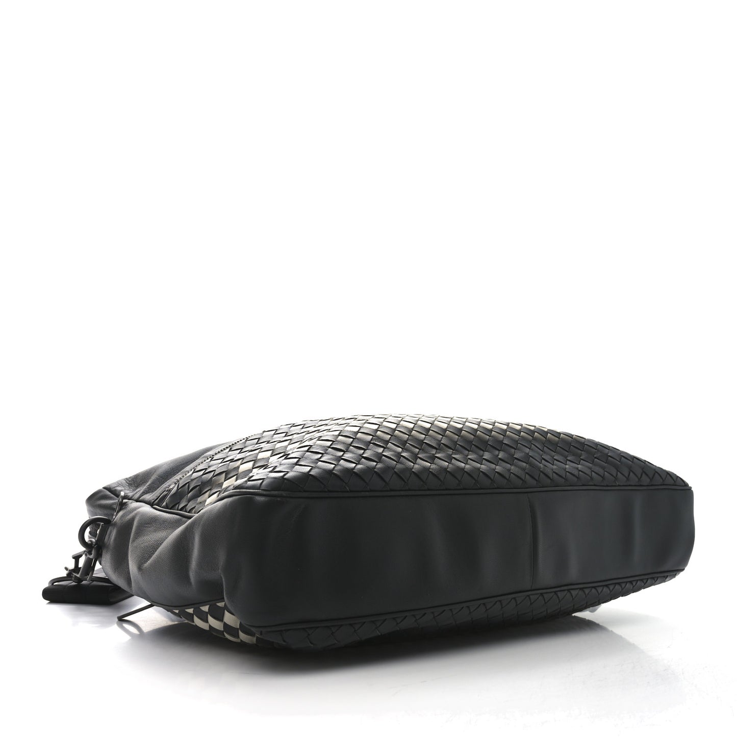 Nappa Intrecciato Briefcase Gradient Black