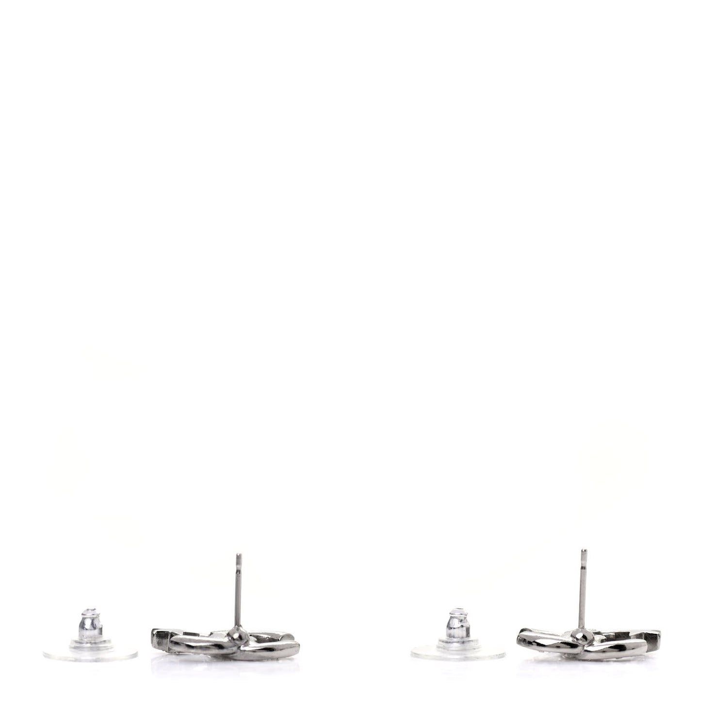 Crystal CC Starfall Earrings Silver