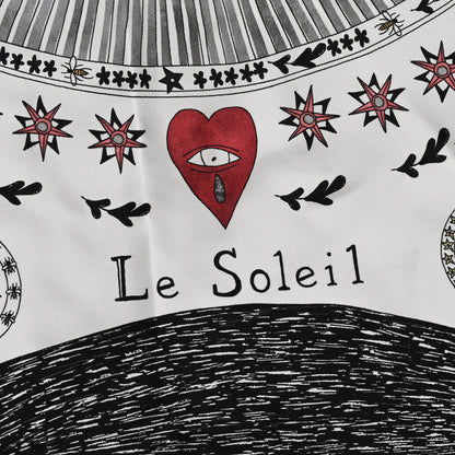 Christian Dior Silk Le Soleil Tarot Square Scarf 5 of 5