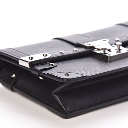 Louis Vuitton Epi Trunk Chain Wallet Black 7 of 9