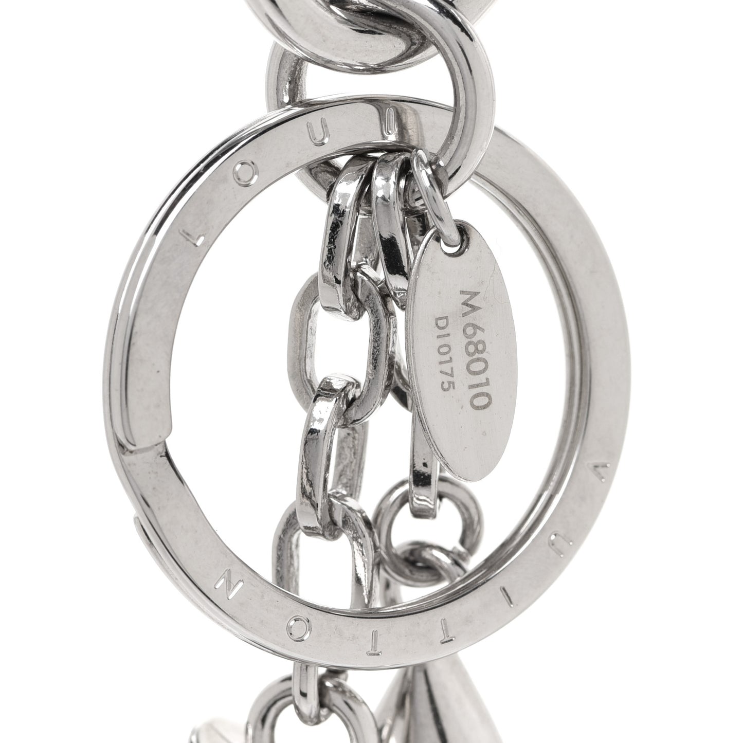 Twist Bag Charm Key Holder White