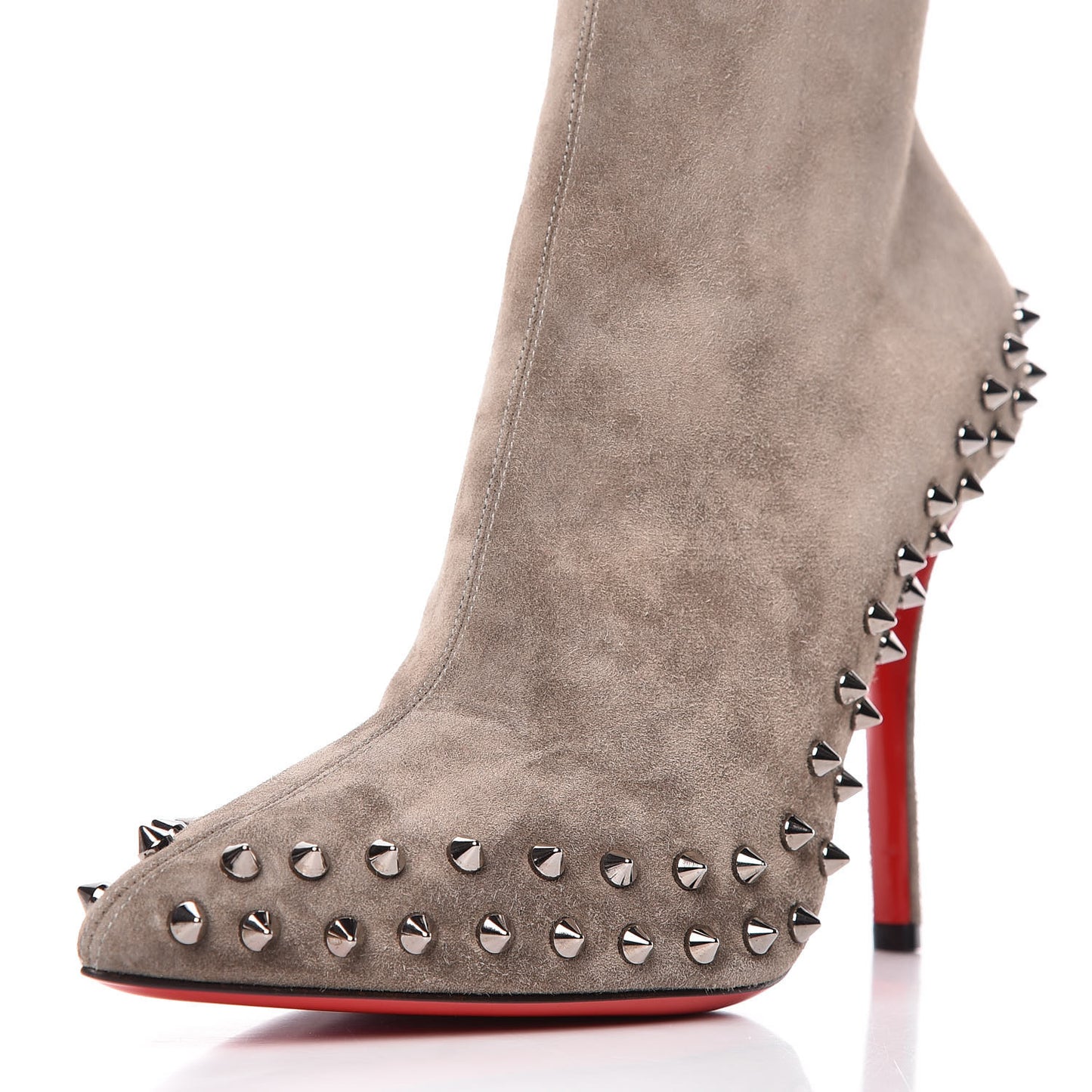 Veau Velours Willetta 100 Ankle Boots 38.5 Cendre Gun