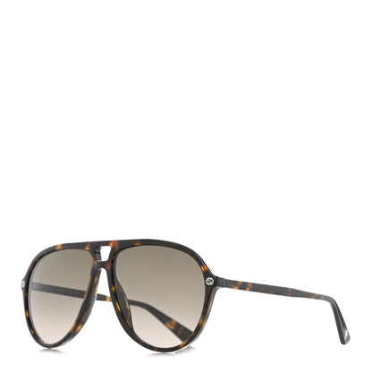 Gucci Acetate Aviator Sunglasses GG0119S/S Tortoise 1 of 8
