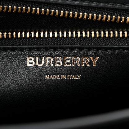 Burberry E-Canvas Monogram Stripe Small TB Bag Bridle Brown 6 of 9