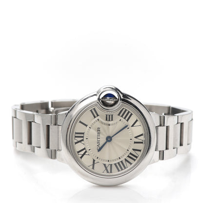 Cartier Stainless Steel 33mm Ballon Bleu De Cartier Quartz Watch 2 of 6