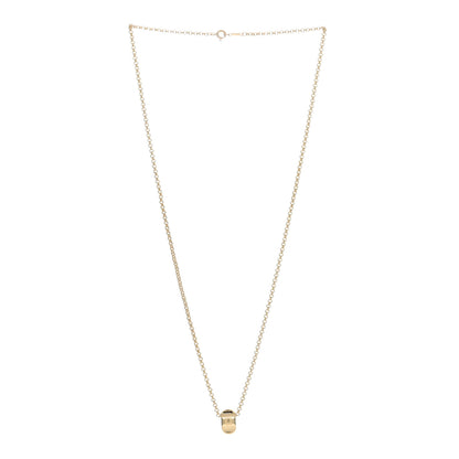 Tiffany 18K Yellow Gold Paloma Picasso Groove Pendant Necklace 2 of 5