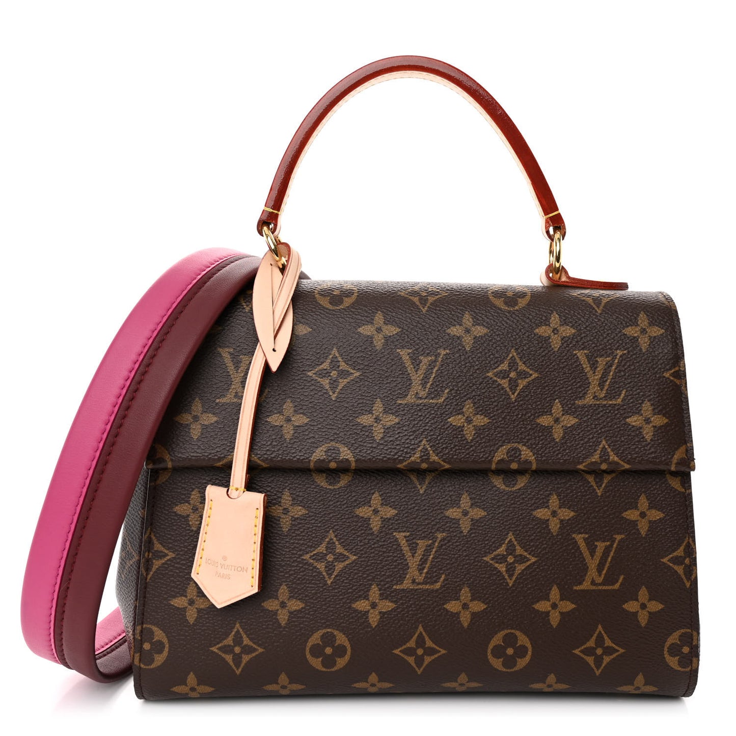 Monogram Cluny BB Bordeaux Fuchsia