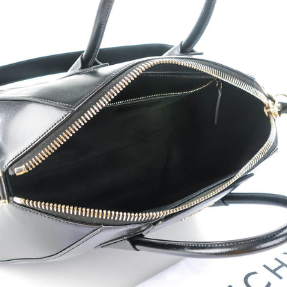 Givenchy Shiny Lord Calfskin Medium Antigona Black 5 of 7